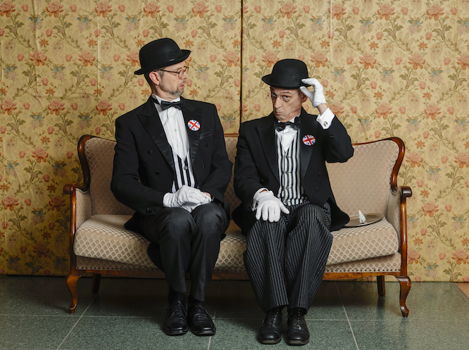 Walkact als englische Butler