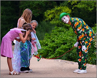 Walkact als Pantomime auf der BONA